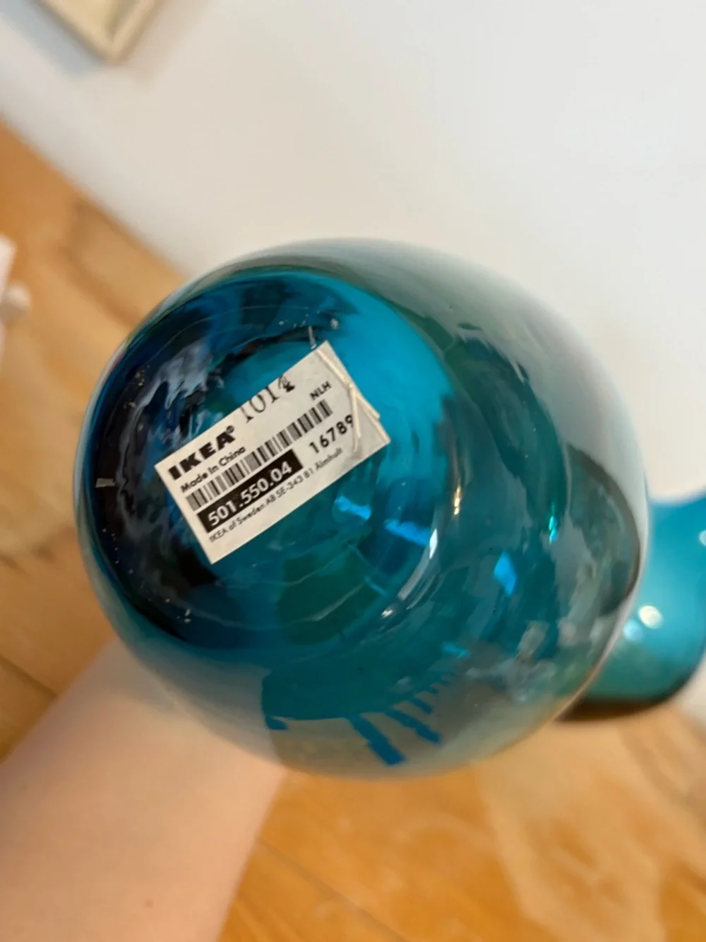 Retired Salong IKEA blown Glass Decorative Vases by Johanna Jelinek